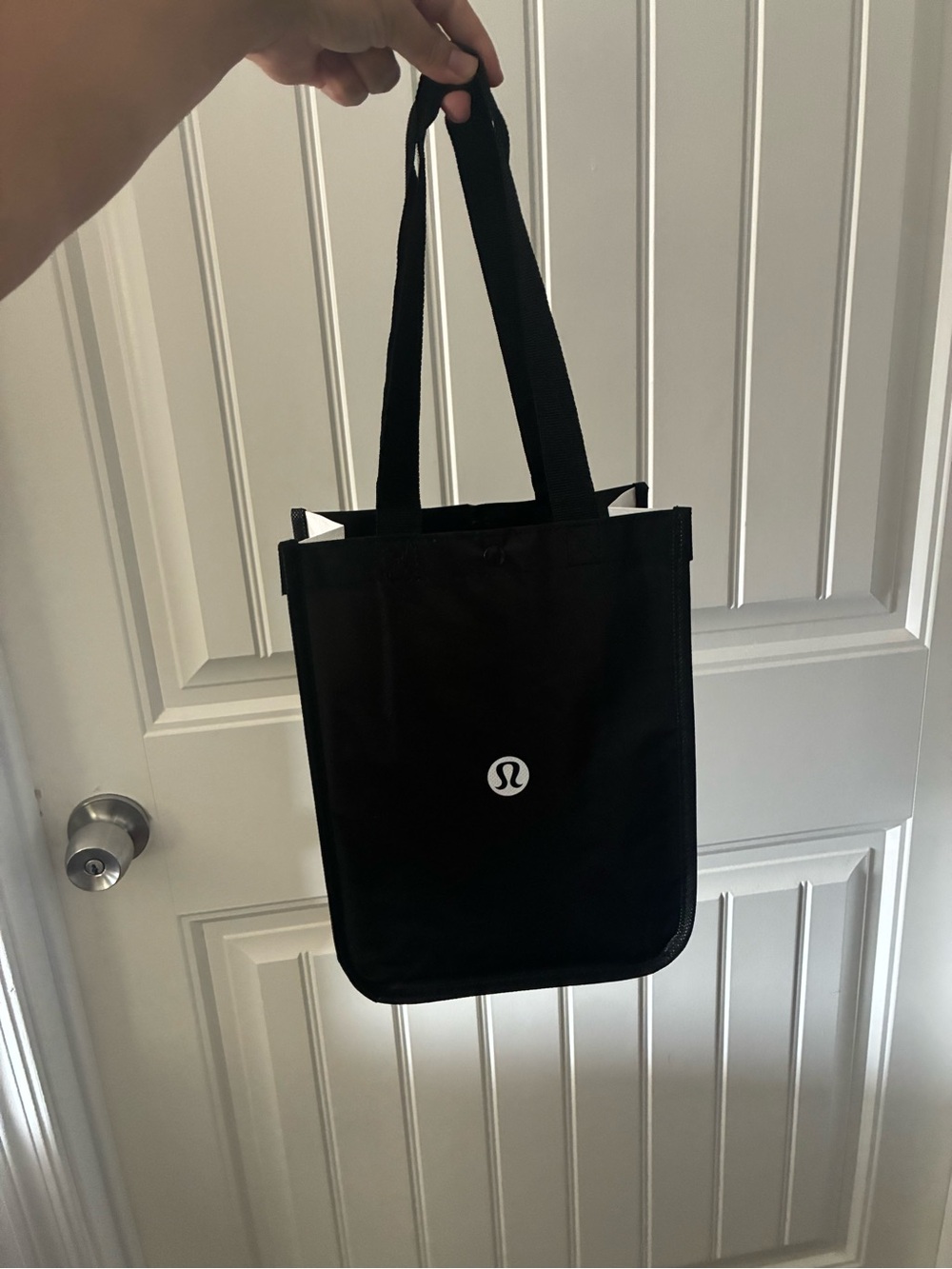 lululemon athletica Black Compact Tote with Logo